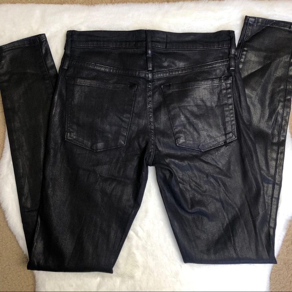 Calvin Rucker Shiny Coated Heartbreaker Jeans